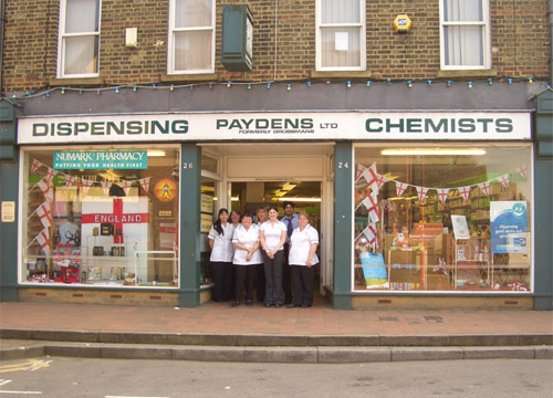 Paydens Ltd Kent Dispensing Chemist