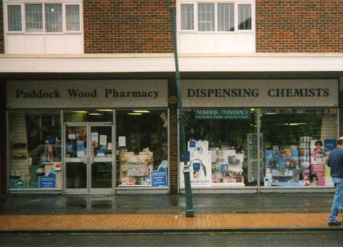 Paddock Wood Pharmacy Kent Dispensing Chemist