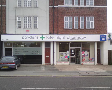 Paydens Late Night Pharmacy Kent Dispensing Chemist